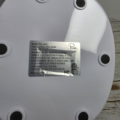 NIOB New Pure NANOSTEAMER  3-in-1 Ionic Facial Steamer Towel Warmer Humidifier PDC-4001