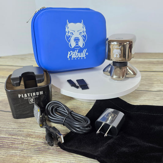 NIOB Skull Shaver Pitbull Platinum Pro:Head Shaver for Men