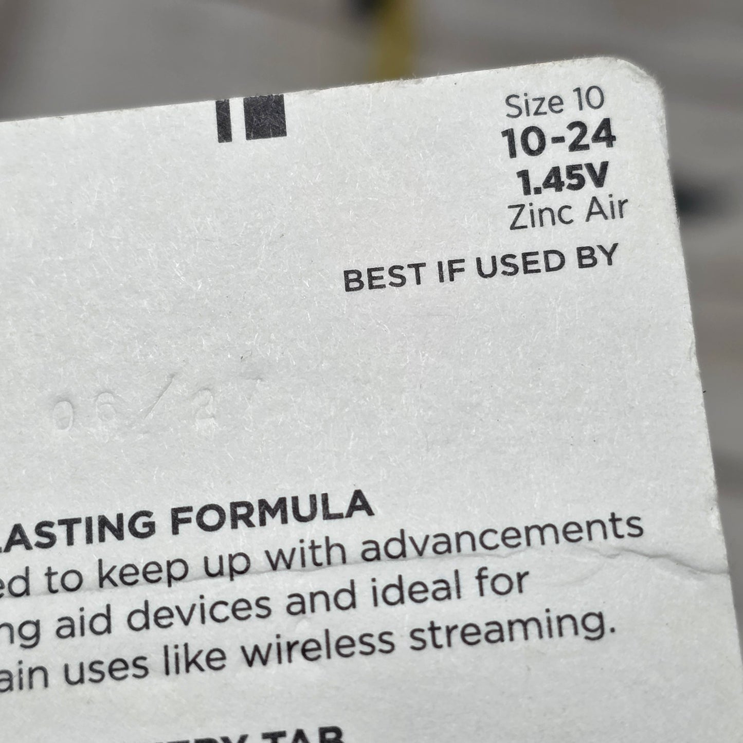 NIP New RAVOVAC Size 10 24-Pack 1.45V Zinc Air Hearing Aid Batteries