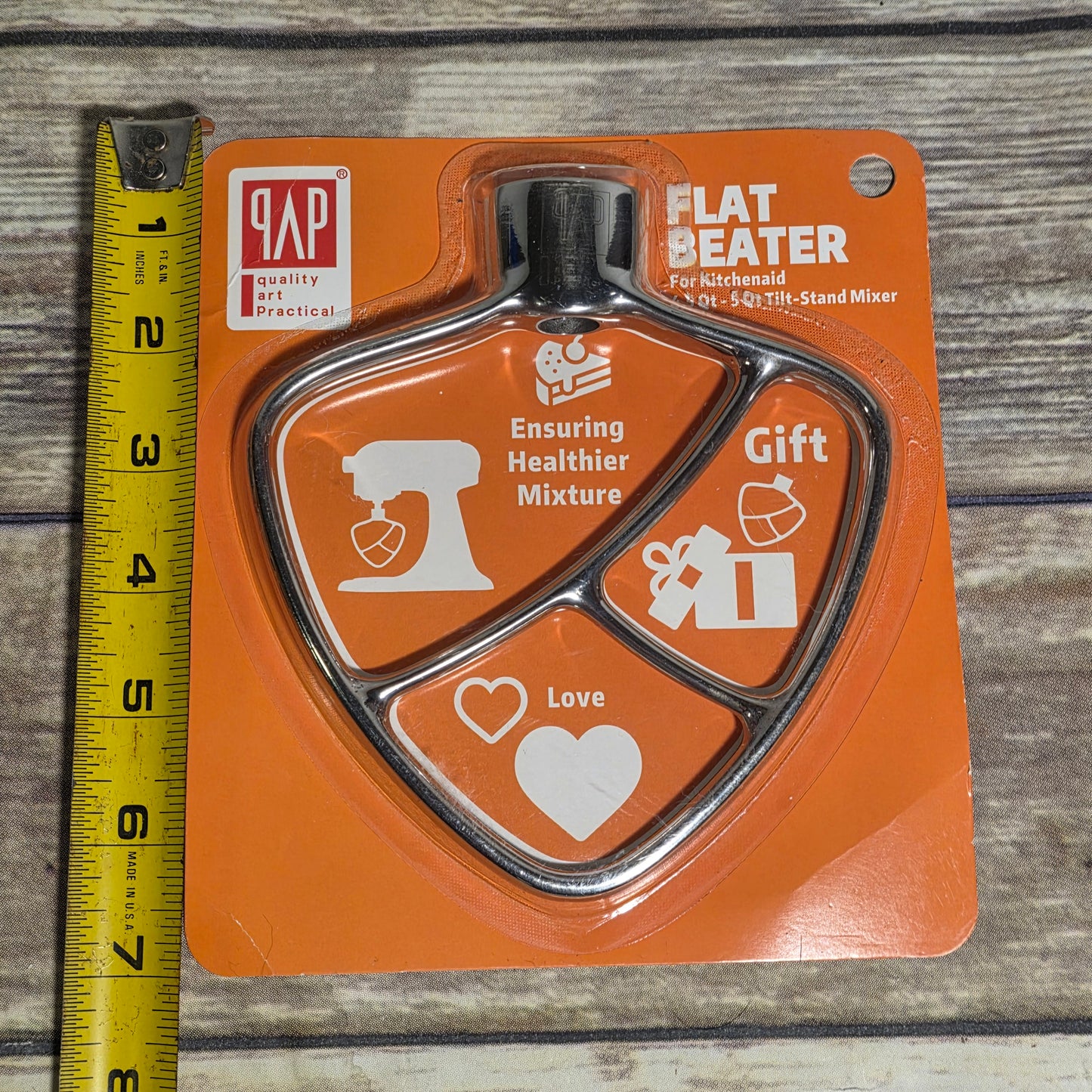 NIP New QAP Flat Beater for Kitchenaid 4.5 Qt - 5 Qt Tilt - Stand Mixer