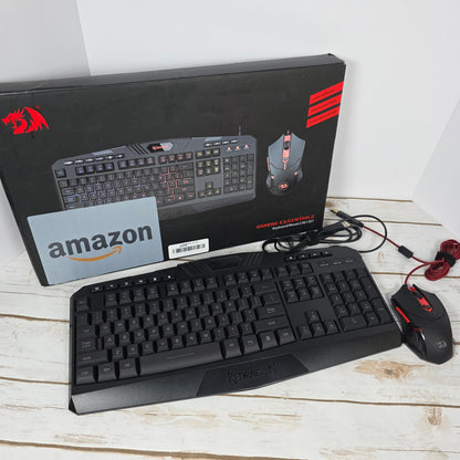 NIOB New Red Dragon S101 Gaming Keyboard + Mouse Combo Set S101-3