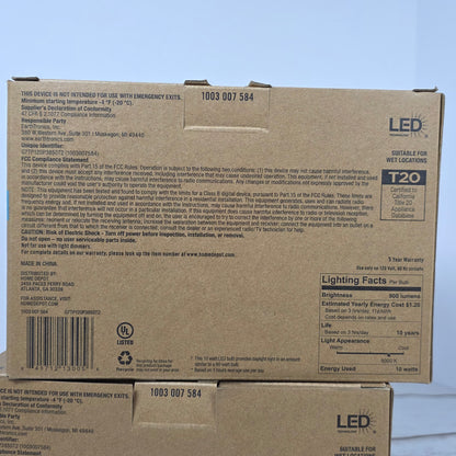 Lot of 2 Boxes of New 4-Pack LED Technology 90W Replacment PAR38 Daylight Wet Rated