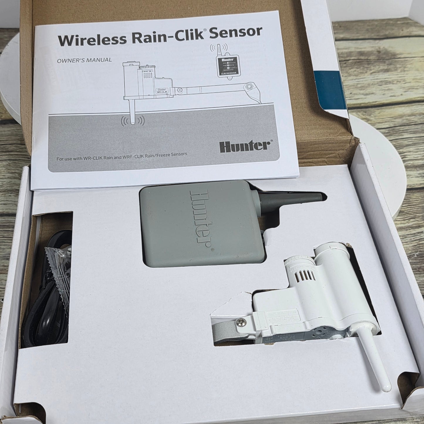 NIB New Hunter Sprinkler WR-CLIK Wireless Rain-CLIK Sensor Kit