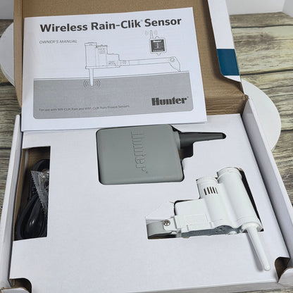 NIB New Hunter Sprinkler WR-CLIK Wireless Rain-CLIK Sensor Kit