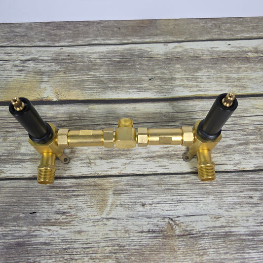 Tub filler valve assembly- 2 handle