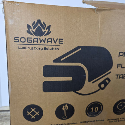 NIOB New SOGAWAVE Premier Plush Fleece Massage Table Warmer- 10 Heat Settings