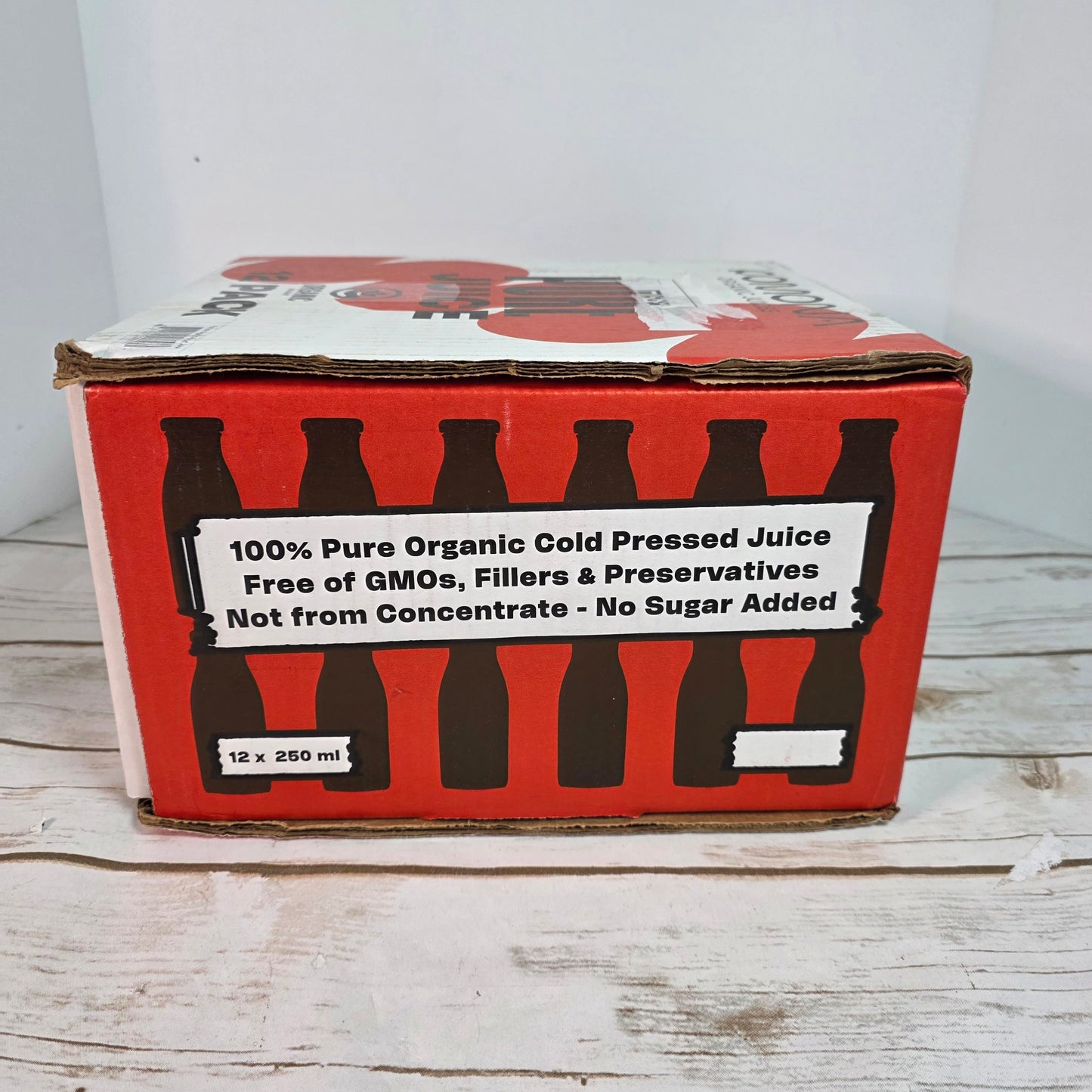 Pomona Organic Apricot Juice, Cold Pressed USDA Organic Juices, 100% Apricots, No Added Sugar, Not From Concentrate, Vegan, Kosher, Non GMO, Pasteurized, 8.4 oz Glass Bottles (Pack of 12)(Packaging May Vary)