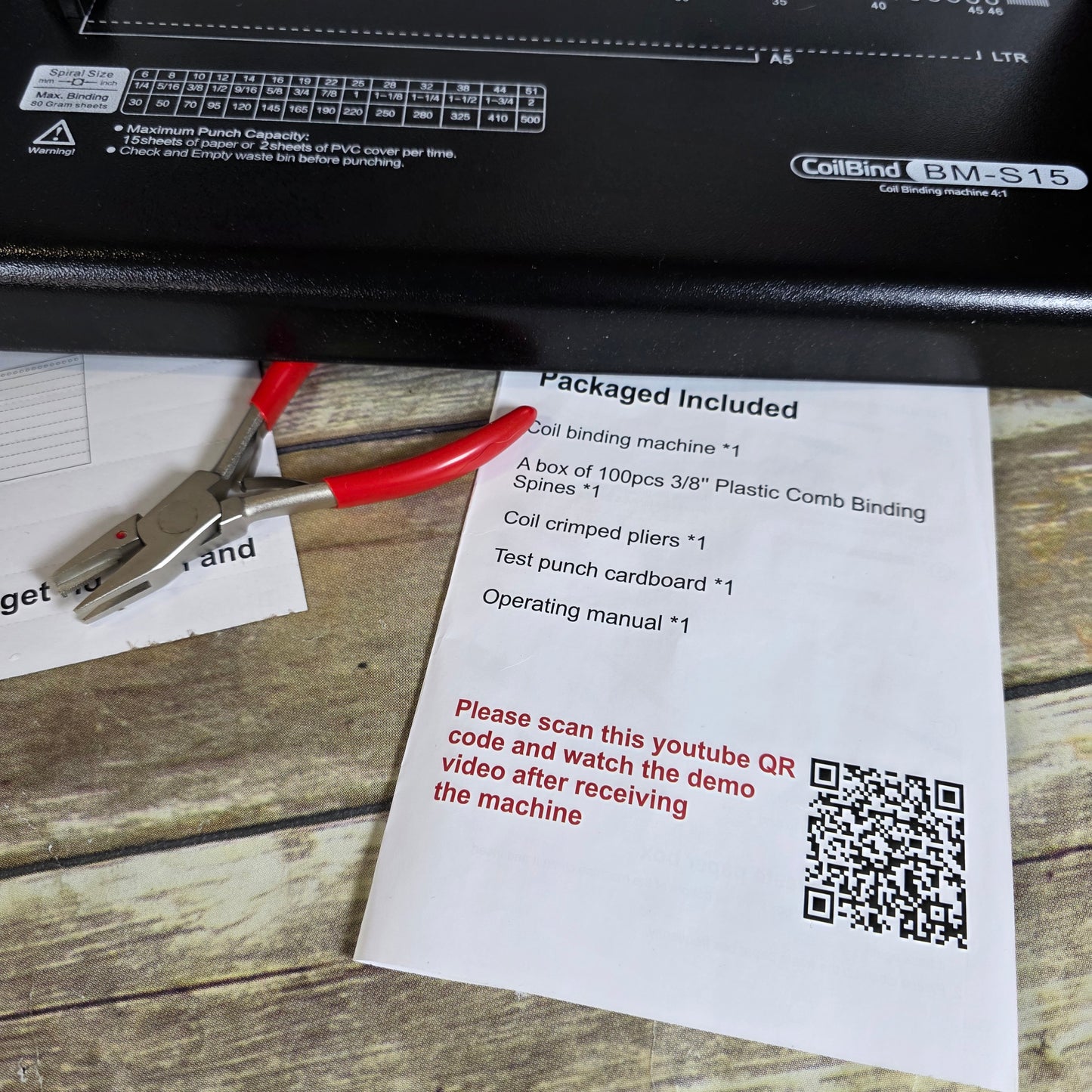 New MAKEASY Binding Machine CoilBind BM-S16