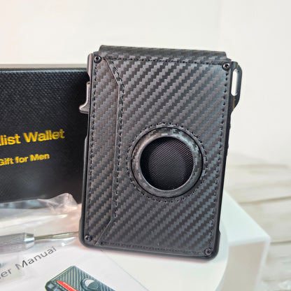 New Minimalist Airtag Wallet Carbon Fiber