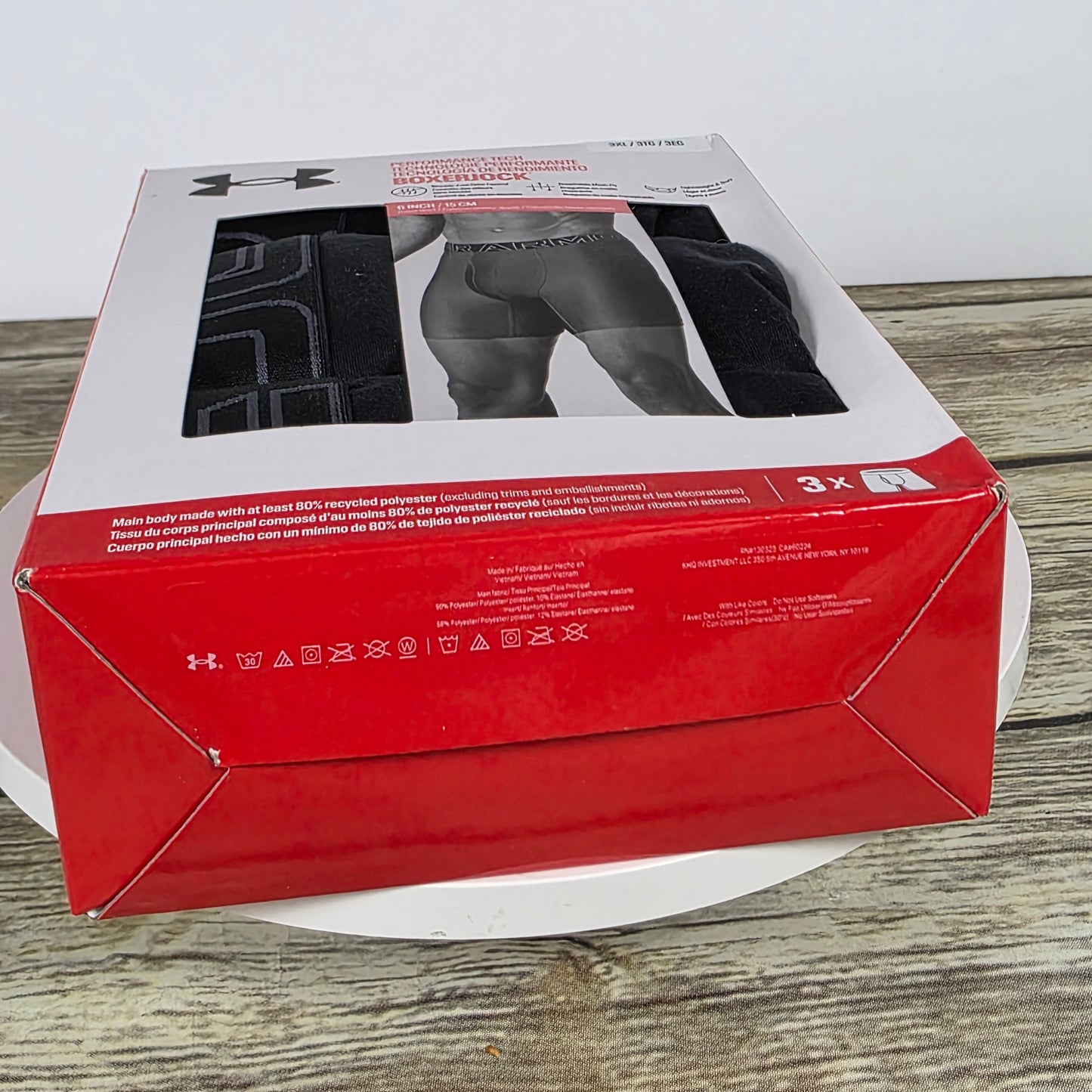 NIB New Under Armor Performance Tech Boxerjock Underwear 3XL