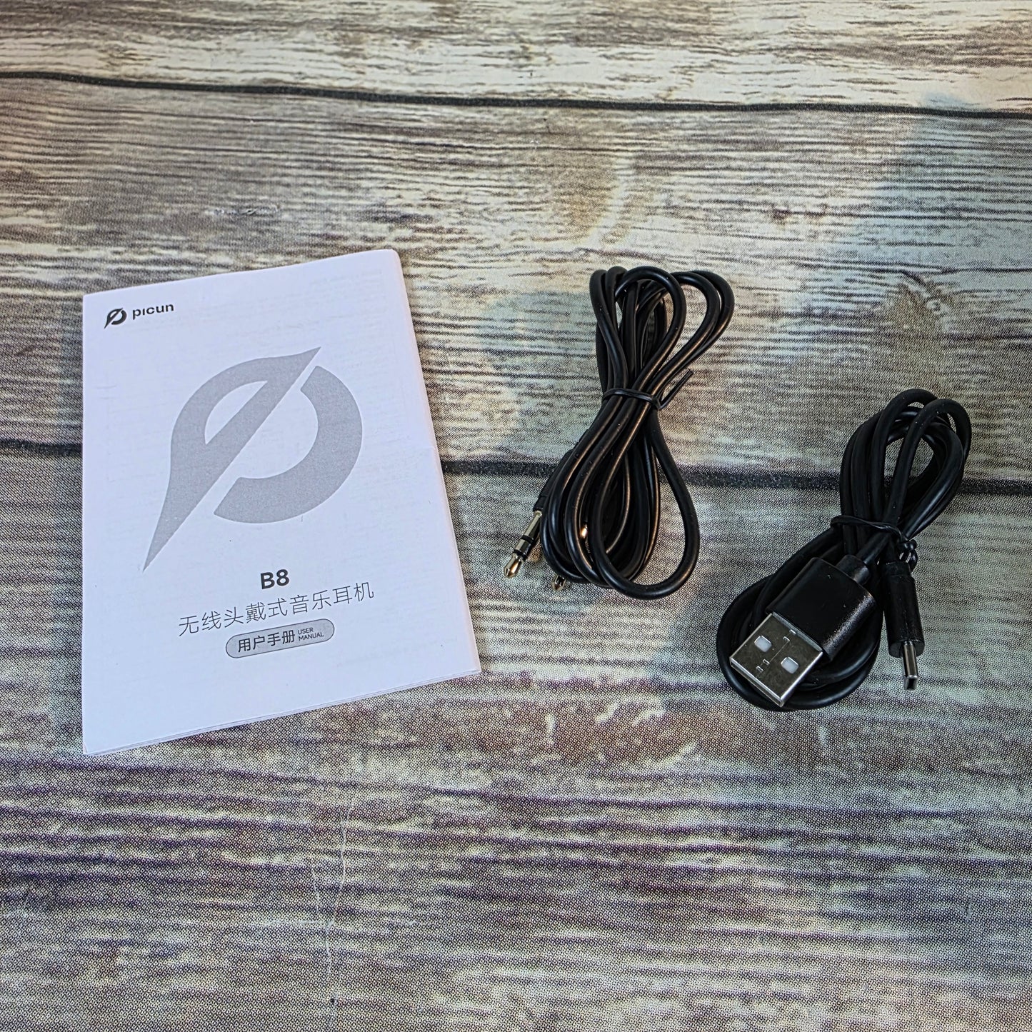 NIOB New Picsun B8 Wireless Over Ear Headphones Black