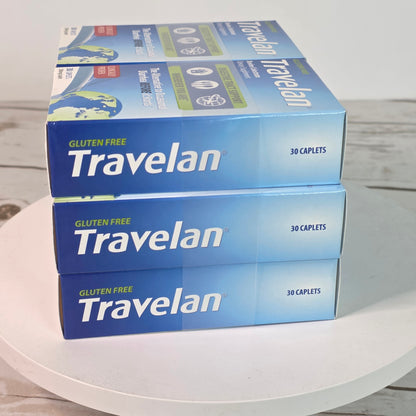 Lot of 6 NIB New Travelan Bovine Colostrum Dietary Supplements 200mg/Caplet 30 Caplets/Box
