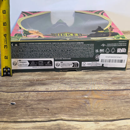 NIB New WICKED Deluxe Elphaba Doll 2024 w/ Box Error