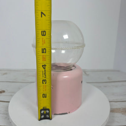Vintage Junior Venda-Bank Penny 1c Gumball Machine United Metal Products Boston- Pink