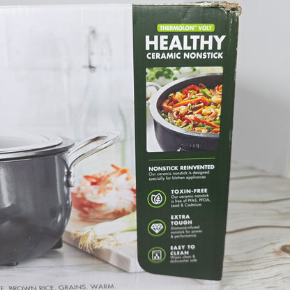 NIOB New GreenPan Elite 6Qt Essential Smart Skillet Pan CC005091