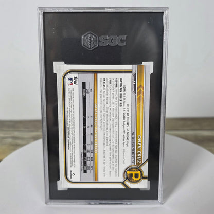 2022 Bowman #51 Oneil Cruz RC Rookie Pirates SGC 9.5