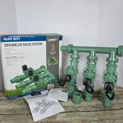 NIOB New Orbit Heavy Duty 3 Valve Sprinker Valve System