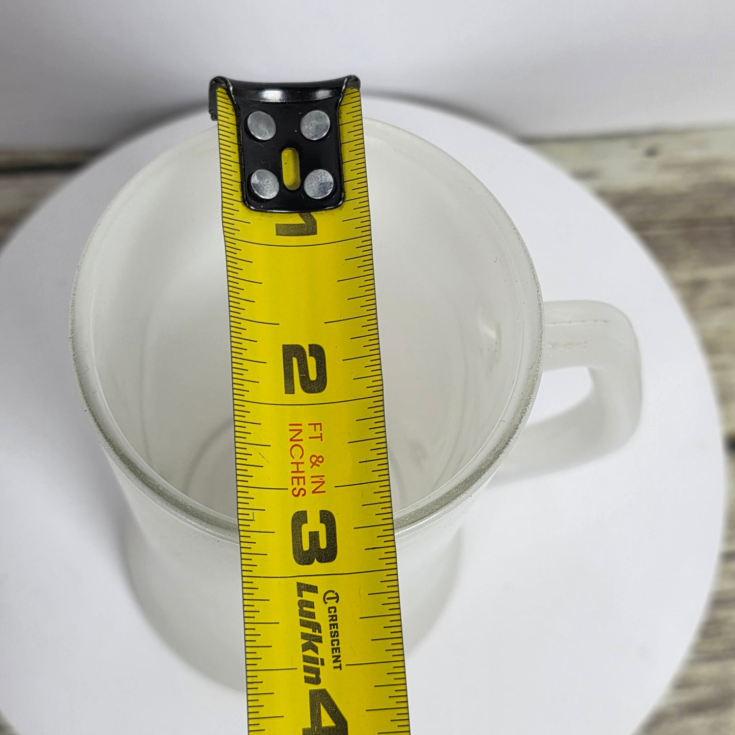 Vintage 6.5" Frosted Playboy Bunny Mug