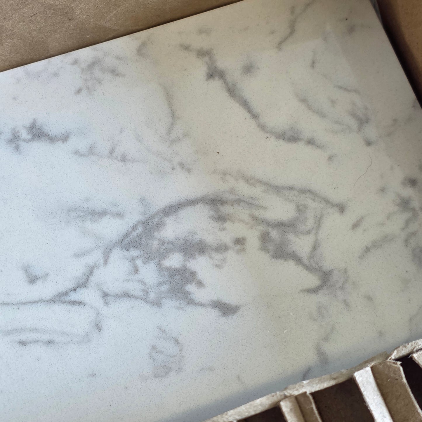 New Home Decorators CALA WHITE Engineered Stone Sidesplash ET22CW-SS