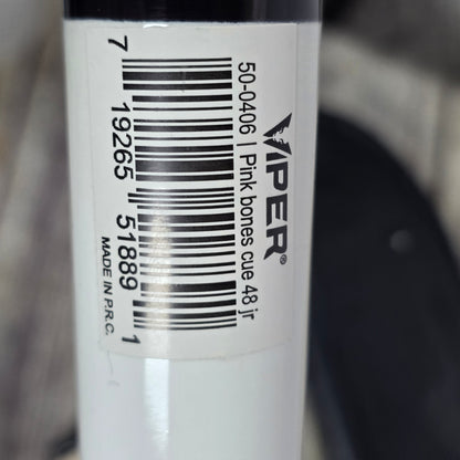 New Casemaster Cue Stick Case + Viper Pink Bones Cue 48 Jr. Pool Billiards