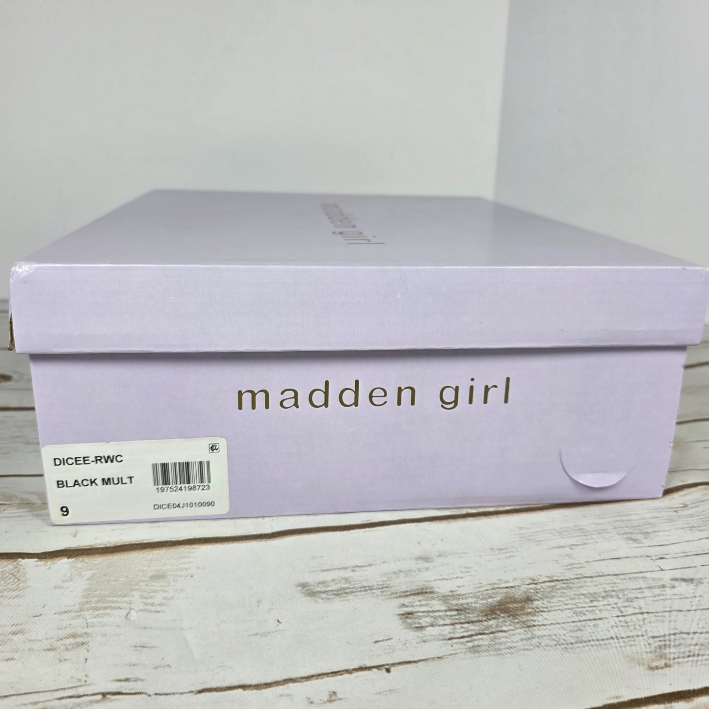 NIB New Women's Madden Girl Dicee-RWC Black Multi Knee High Boot Size 9