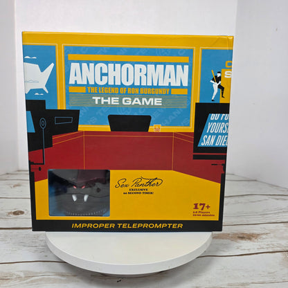 New Anchorman: The Legend of Ron Burgundy The Game Improper Teleprompter Sex Panther Timer