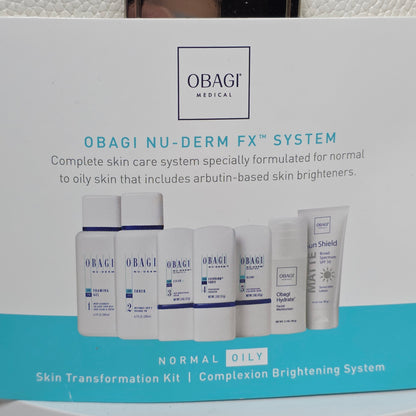 New OBAGI Nu-Derm FX System Skin Transformation Kit Complexion Brightening System