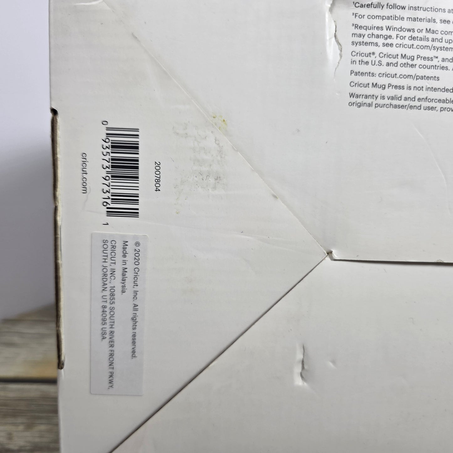 NIB New Cricut Mug Press Heat Press Sealed 2007804