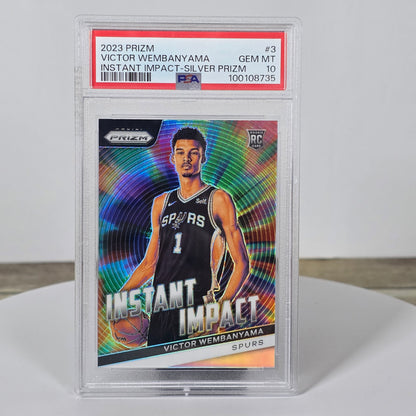 2023 PRISM Victor Wembanyama Instant Impact Silver Prism