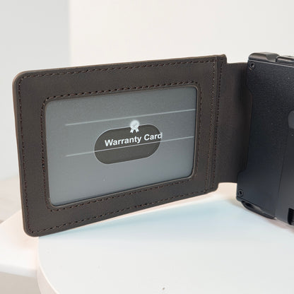 New KIMVES  Minimalist Airtag Wallet Coffee Brown