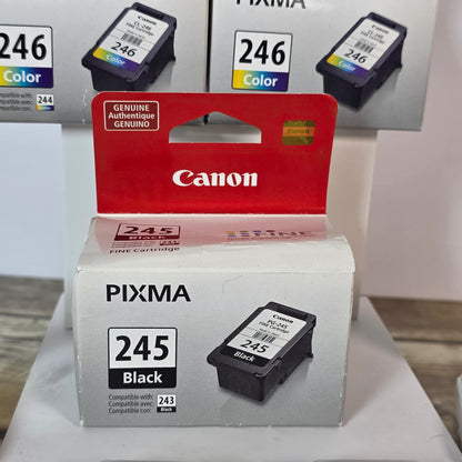 Lot of Canon PIXMA 6 246 Color + 1 245 - 7 total!