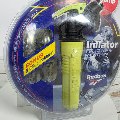New Reebok InstaPump Inflator Kit Bonus 2 CO2 Cartridges Dallas Cowboys