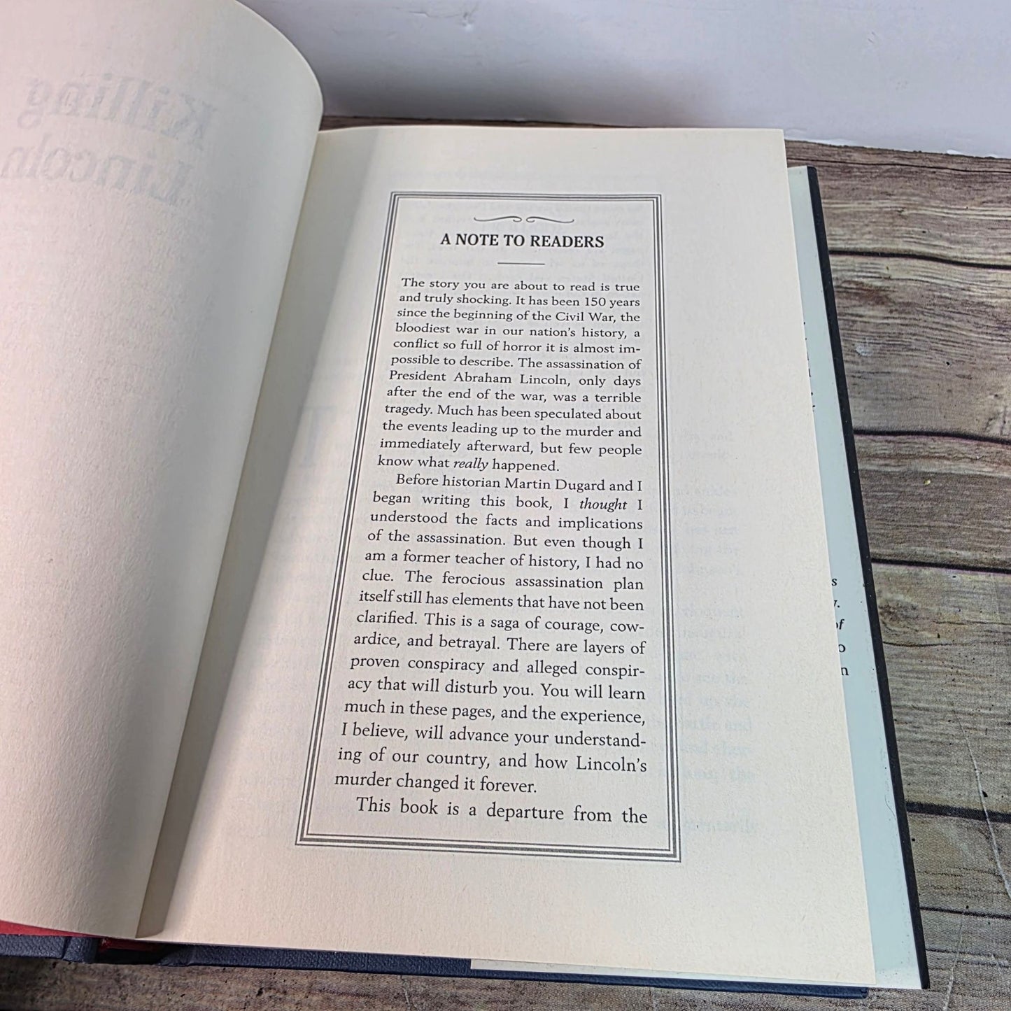 Killing Lincoln By Bill OReilly & Martin Dugard Hardback First Edition 2011