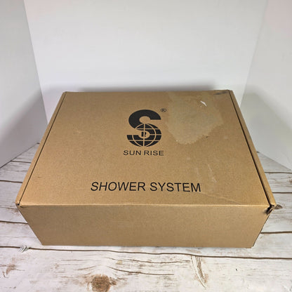 SR Sun Rise Luxury Rain Shower System With Handheld  Brushed Gold Finish  H59 Brass Build  cUPC Certified  Model SRSH-BG1003