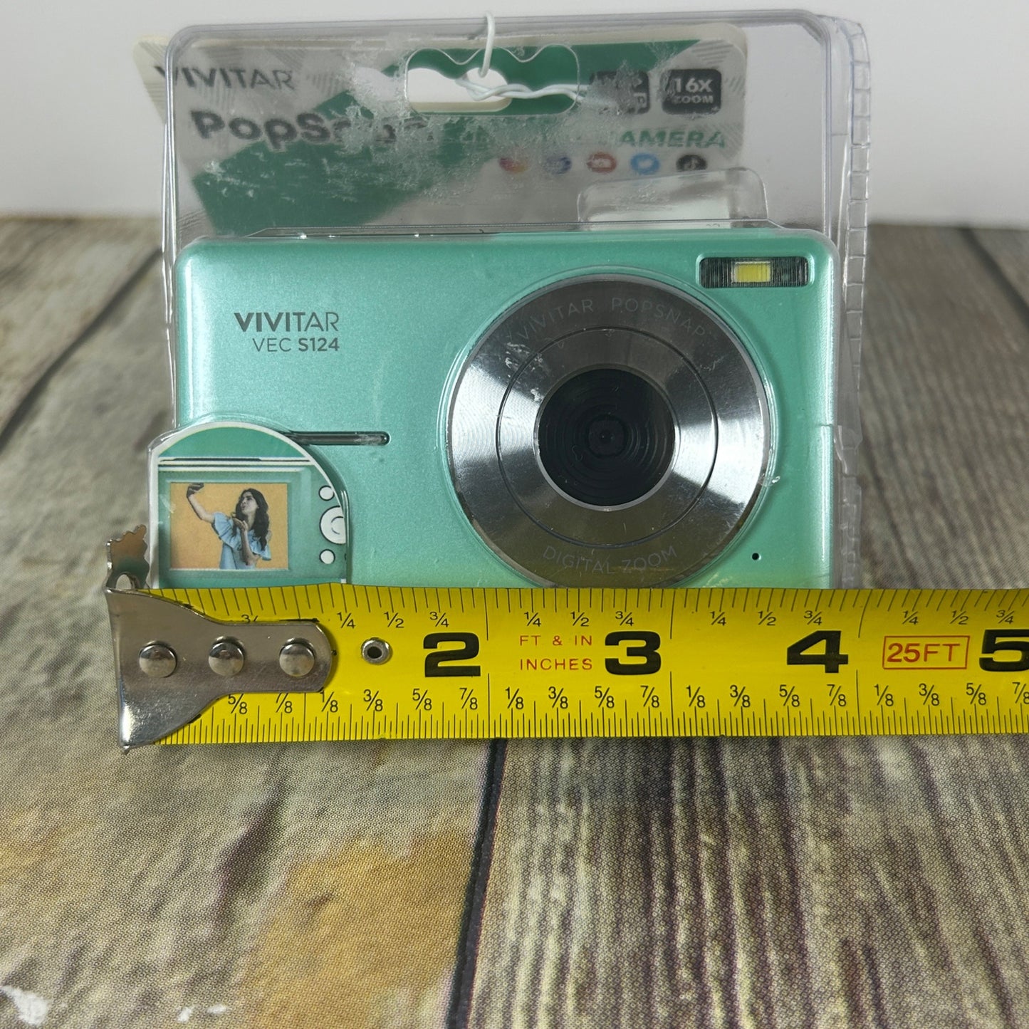 Vivitar 44MP PopSnap VEC S124 Digital Camera With 2.4" Screen & 16X Zoom