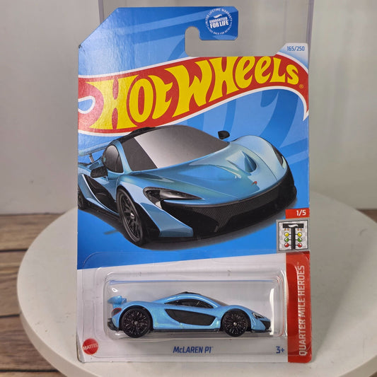 Hot Wheels McLaren P1 Blue Die-Cast Car