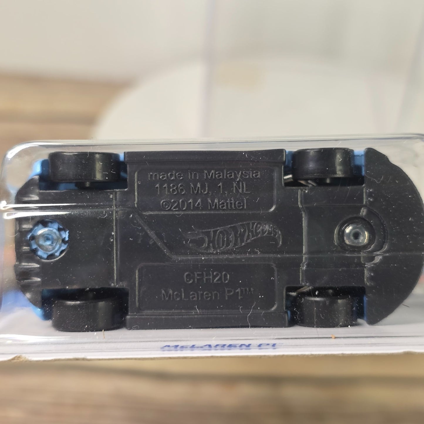 Hot Wheels McLaren P1 Blue Die-Cast Car