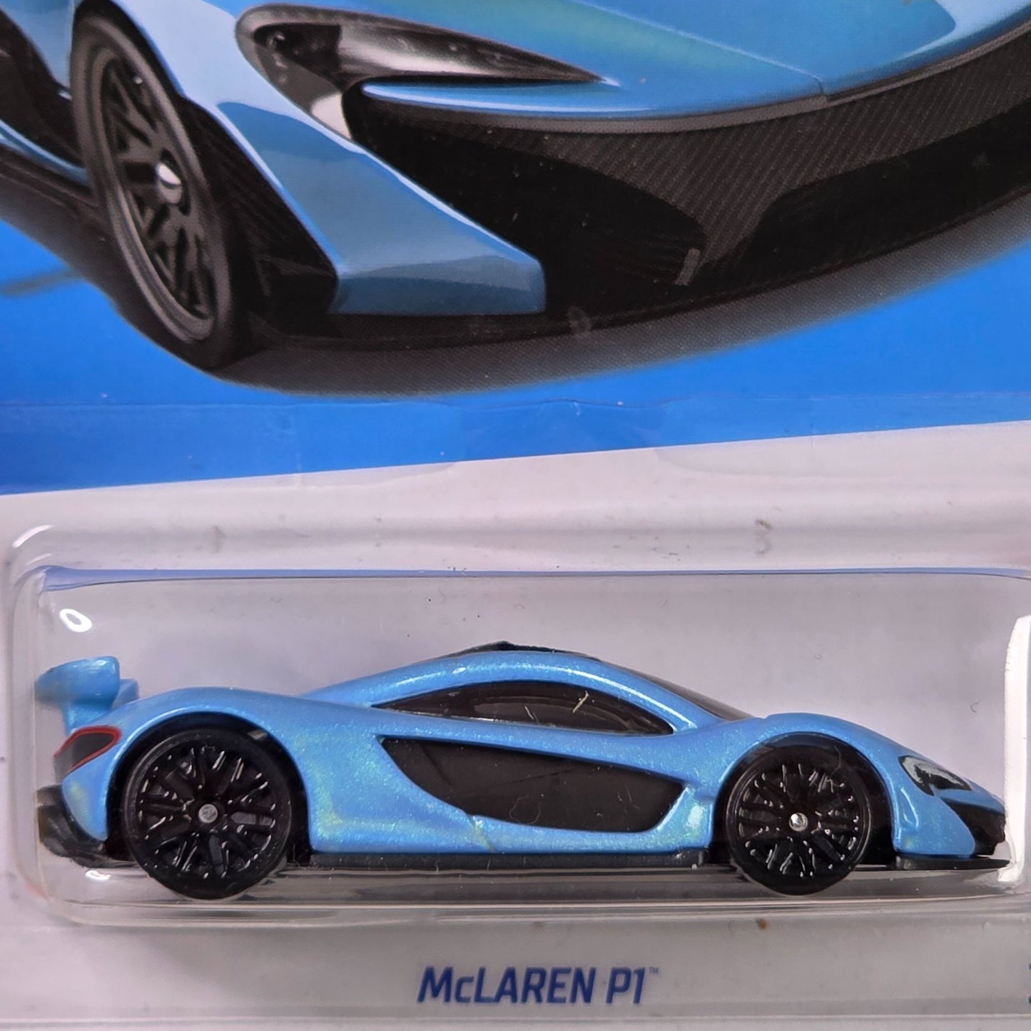 Hot Wheels McLaren P1 Blue Die-Cast Car