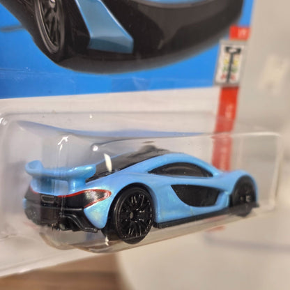 Hot Wheels McLaren P1 Blue Die-Cast Car
