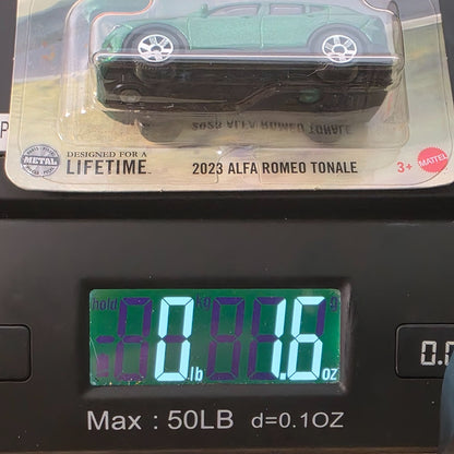 Matchbox 2023 Alfa Romeo Tonale Green Die-Cast Car Short Card