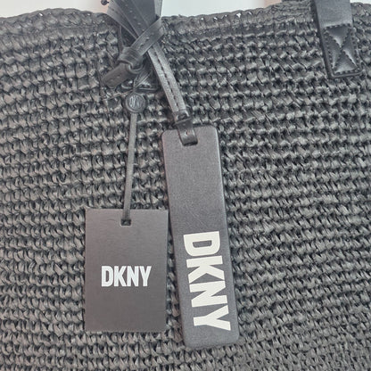 DKNY Black Cali Tote Bag With Leather Straps