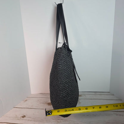 DKNY Black Cali Tote Bag With Leather Straps