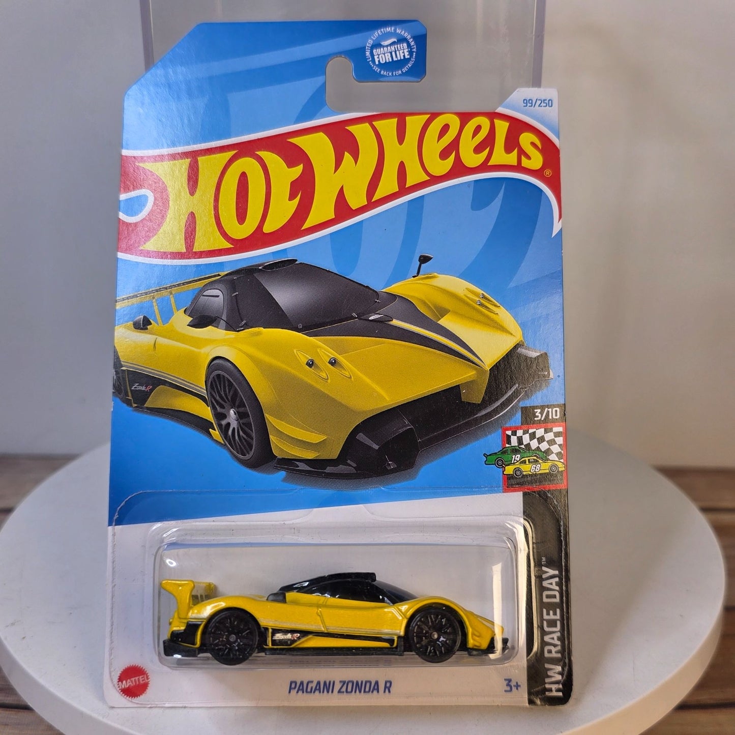 Hot Wheels Pagani Zonda R HW Race Day Diecast Model Yellow