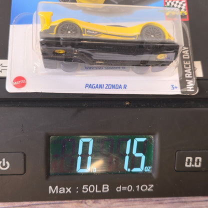Hot Wheels Pagani Zonda R HW Race Day Diecast Model Yellow