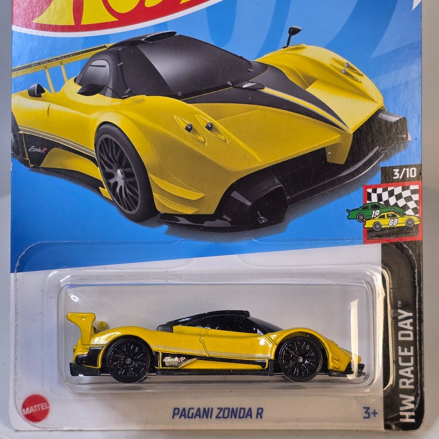 Hot Wheels Pagani Zonda R HW Race Day Diecast Model Yellow