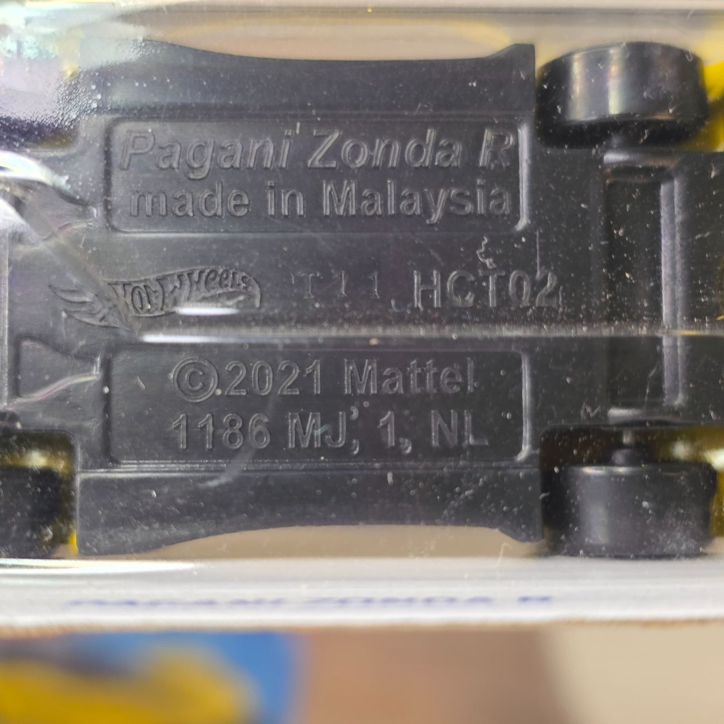 Hot Wheels Pagani Zonda R HW Race Day Diecast Model Yellow