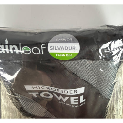 Rainleaf Microfiber Towel 30x60 Inches Ultra Absorbent Compact Quick-Dry Towel For Travel Camping & Gym
