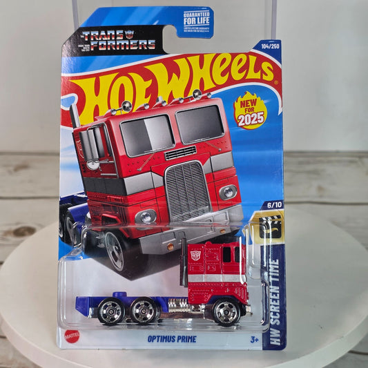 Hot Wheels Transformers Optimus Prime Die-Cast Truck 104/250 New For 2025