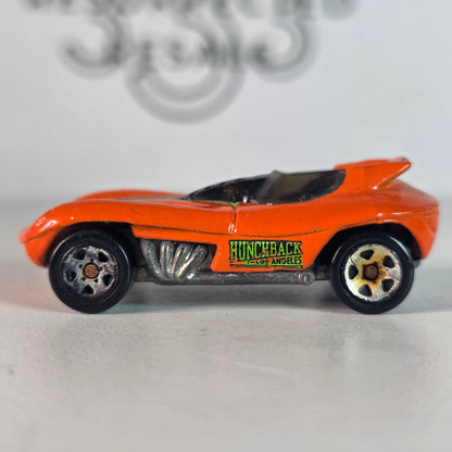 Hot Wheels Cat-A-Pult "Hunchback" 1998 Terrorific Series Orange VHTF [Rare]