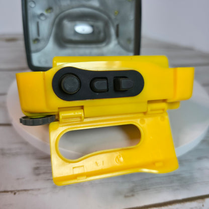 Sports By GPX Cassette Personal Stereo Walkman Style Yellow/Gray Lightweight Portable Music Player With Belt Clip